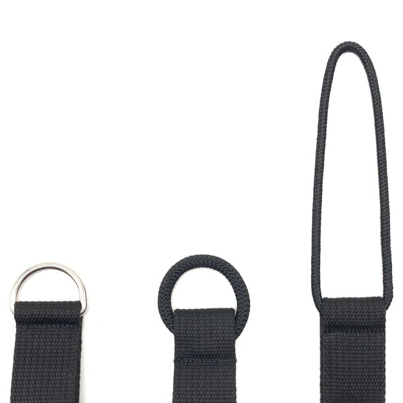 Pilates reformer rope connection using ELEMENTS straps
