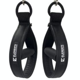 ELEMENTS® Compact Loop and Roll Straps with wipeable silicone leather with Short Rope connection