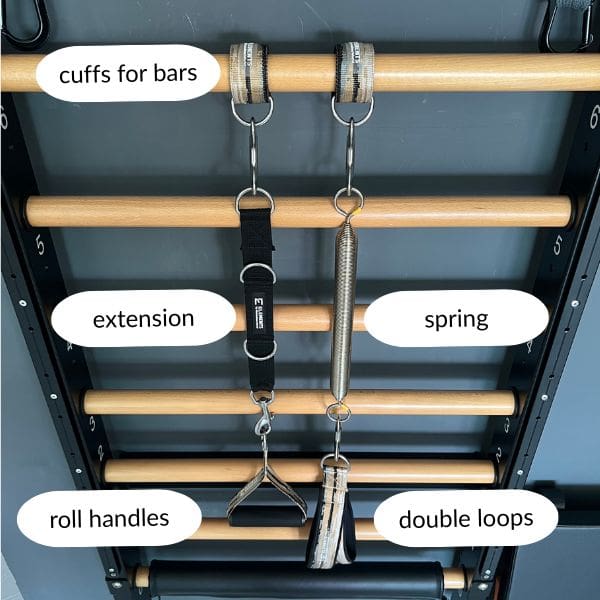 ELEMENTS Cuffs for bars on Wooden bars