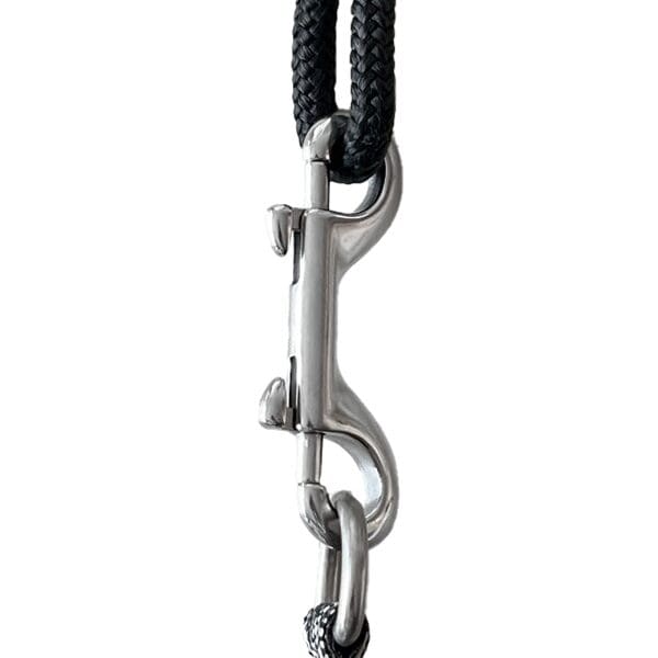 Double Clip in use Metal Double Clip connecting rope and Dring