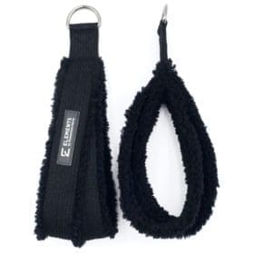 ELEMENTS® Double Loop Straps black faux fur