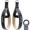 ELEMENTS Loop and Roll straps Grey-Beige with Short Rope connection ELEMENTS Loop and Roll straps Grey-Beige with Short Rope connection