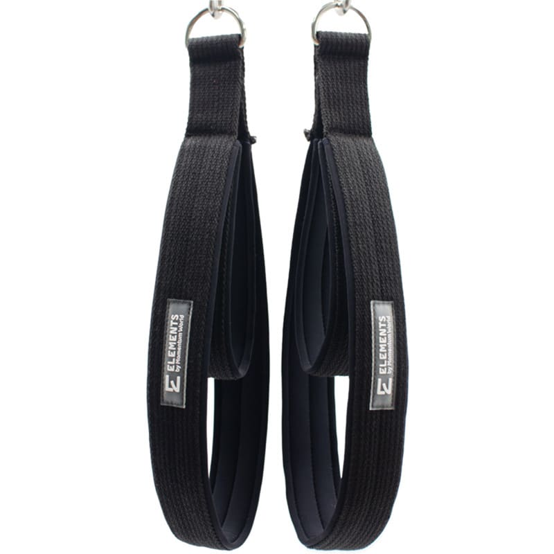 ELEMENTS Pilates Double Loop Straps NEO ELEMENTS Pilates Double Loop Straps black neoprene lining