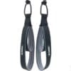 ELEMENTS-Pilates-Double-Loops-Black-Grey-Rope Black and Grey Pilates Double Loops with ropeconnections