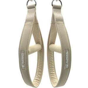 ELEMENTS Wipeable Loop and Roll straps sand shell with D ring connection