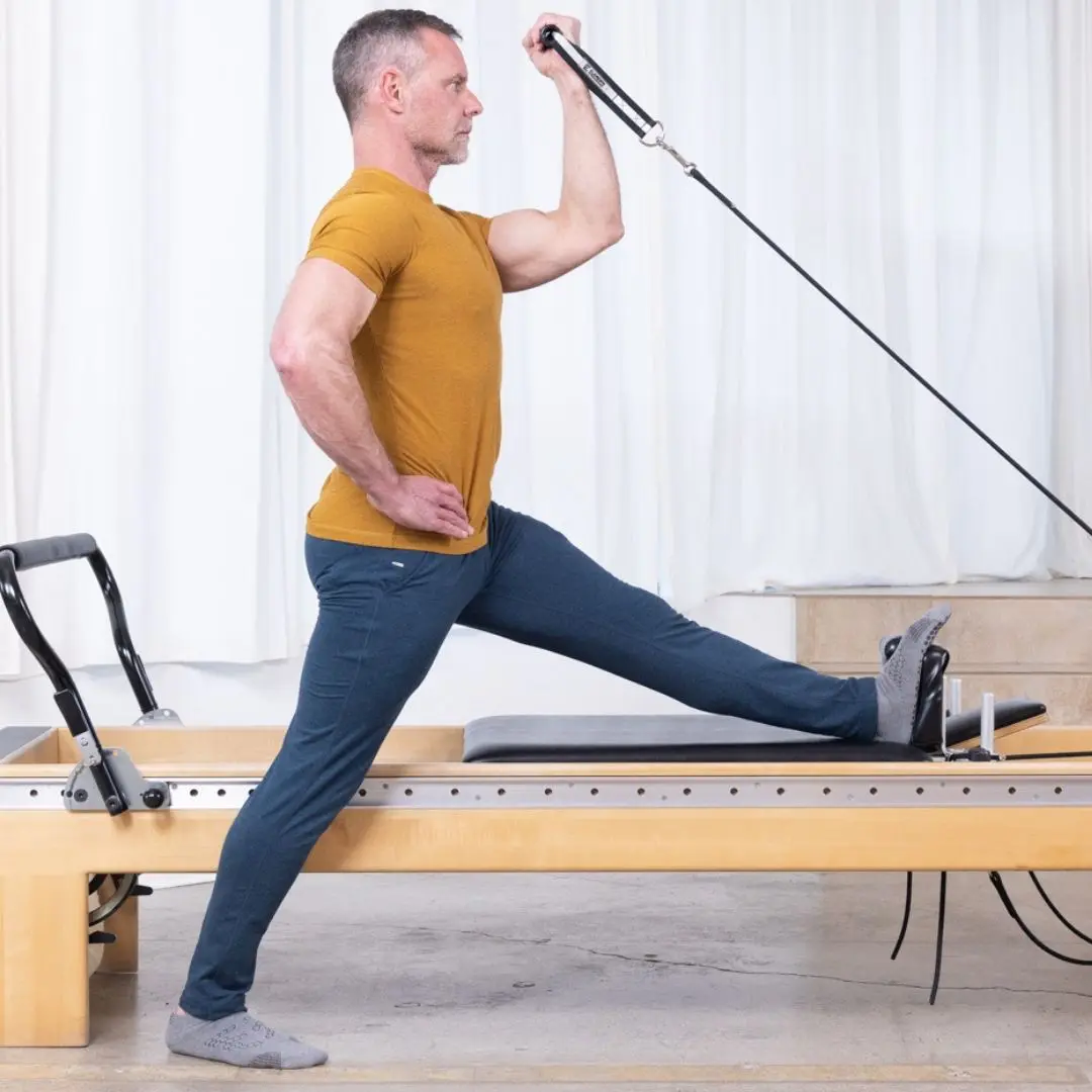 ELEMENTS Sean Bergara Collection ELEMENTS Sean Bergara Collection roll handles in use on a reformer