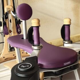 ELEMENTS® cover for Gyrotonic Tower plum colour silicone leather