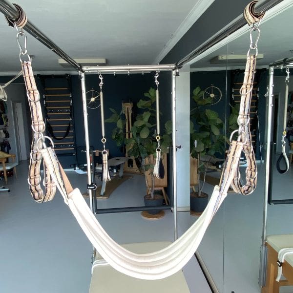 Close-up of Pilates extension straps with Wide Sling