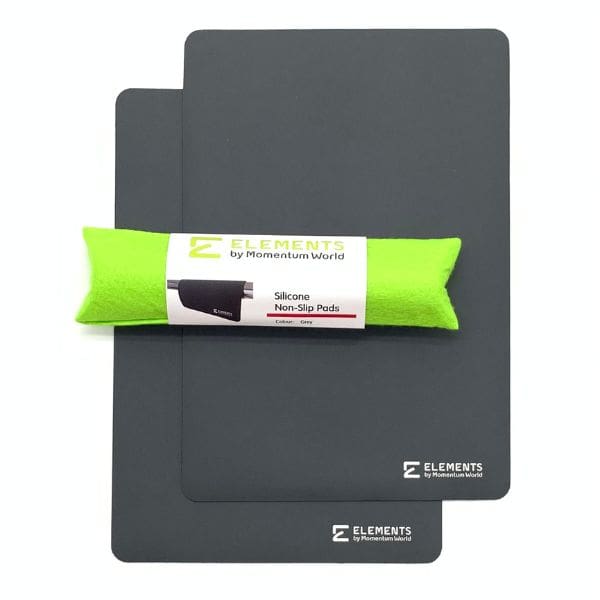 Package for ELEMENTS Non-Slip Pads and a pair of the pads
