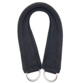 ELEMENT® Pilates foot safety strap for Reformers black fleece