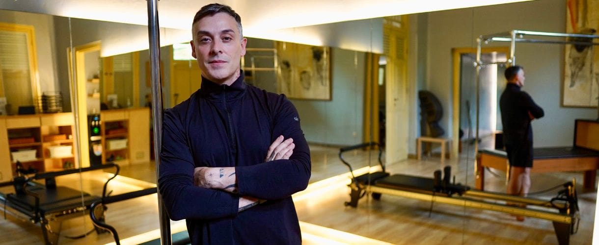 Xavier Fabrega - at his Pilates Studio